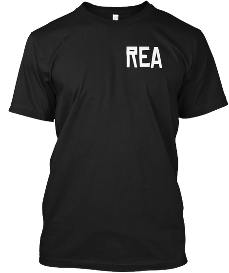 Rea Black T-Shirt Front