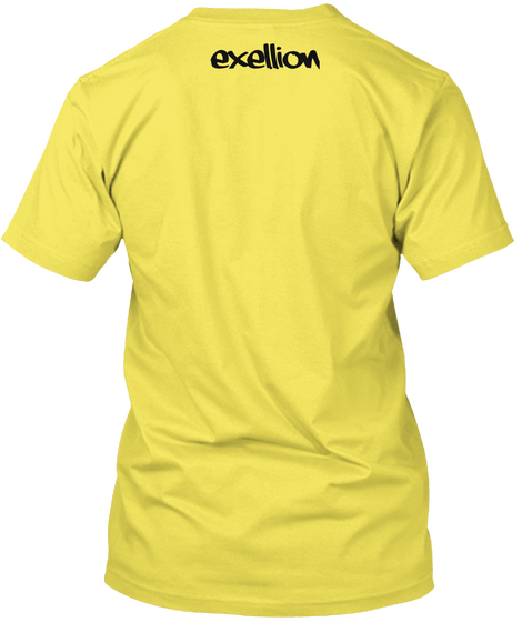 Exellion Yellow T-Shirt Back