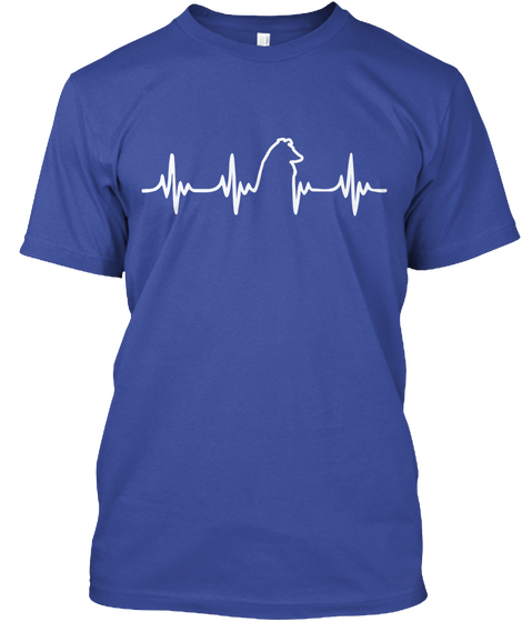 Ltd Edition   Shetland Sheepdog Heart Deep Royal T-Shirt Front