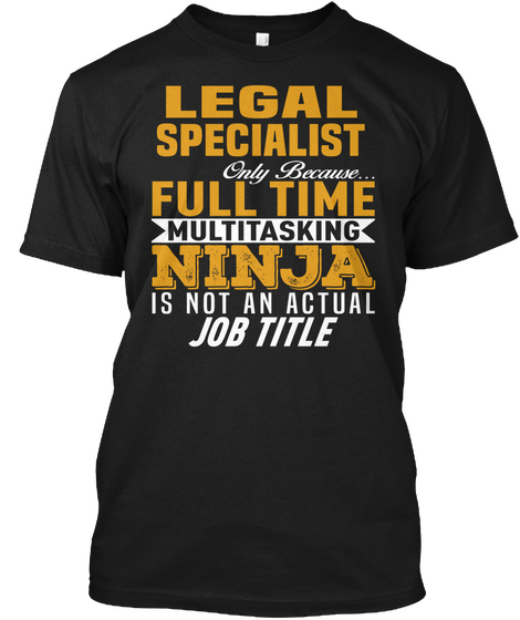 Legal Specialist Black Kaos Front