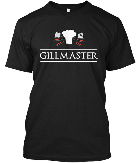 Gillmaster Black Maglietta Front