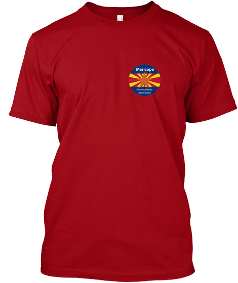 Maricopa Deep Red T-Shirt Front