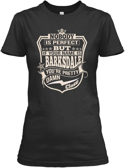 Nobody Perfect Barksdale Thing Shirts Black T-Shirt Front