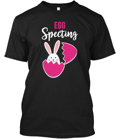 Egg Specting Black Maglietta Front