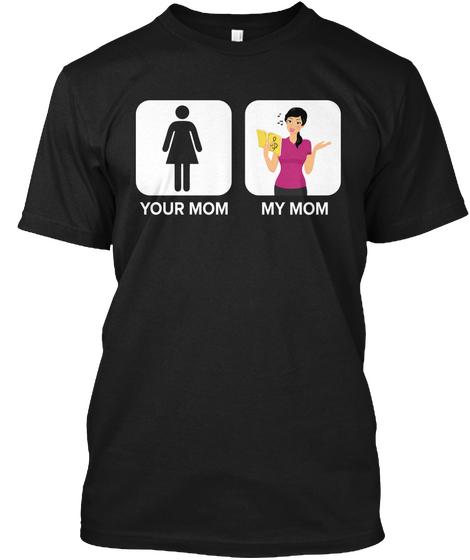 Music Teacher Mom Mother's Day 2017 Black T-Shirt Front