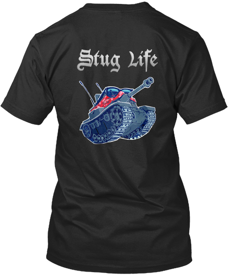 Stug Life Black T-Shirt Back