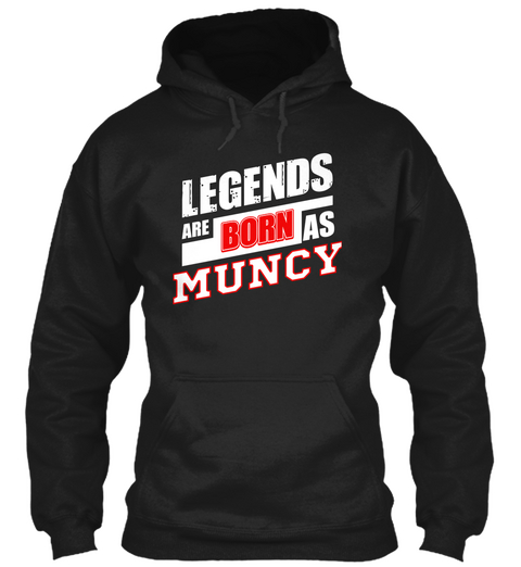 Muncy Family Name Shirt Black Kaos Front