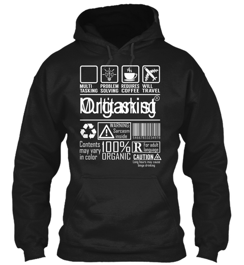 Organist   Multi Tasking Black Kaos Front