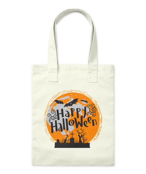 Happy Halloween Natural T-Shirt Front