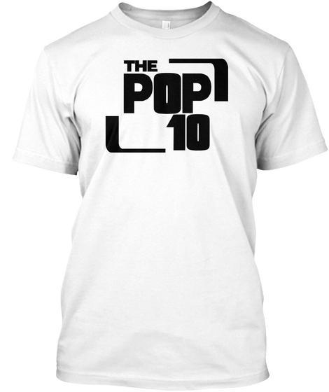 The Pop 10 White Camiseta Front