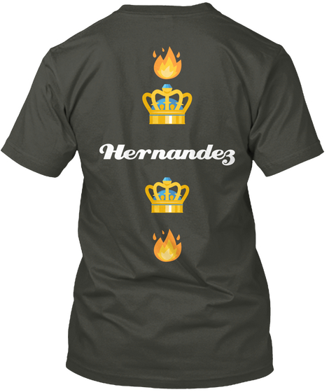 Hernandez Smoke Gray T-Shirt Back