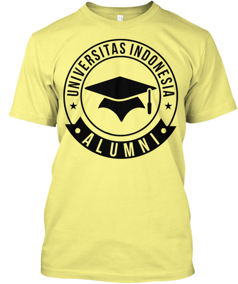 Alumni Ui Yellow One Lemon Yellow  T-Shirt Front