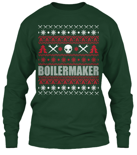 Boilermaker Forest Green áo T-Shirt Front