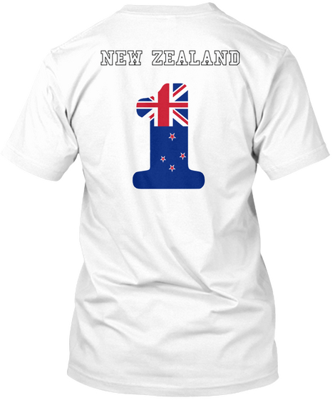 New Zealand White T-Shirt Back