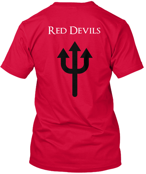 Red Devils Red Camiseta Back