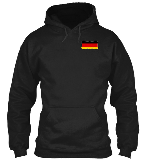 Crazy German Black T-Shirt Front