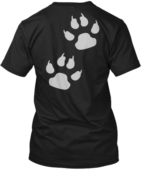 Cat Shirt   Meow Black T-Shirt Back