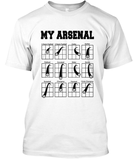 My Arsenal White T-Shirt Front