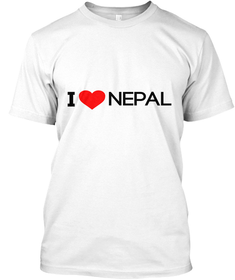 Nepal I White T-Shirt Front