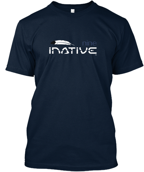Inative Nine Us New Navy T-Shirt Front