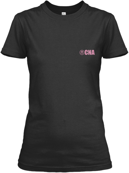 Cna Black T-Shirt Front