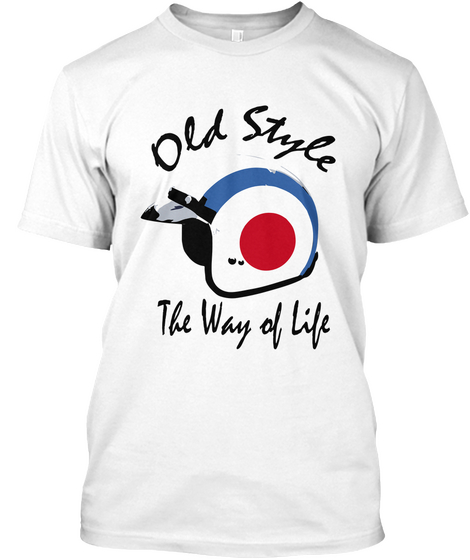 Old Style The Way Of Life White áo T-Shirt Front