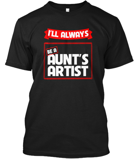 Ltd Aunt's Artist Black Camiseta Front