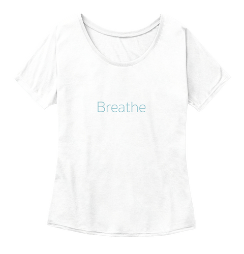 Breathe White  Camiseta Front