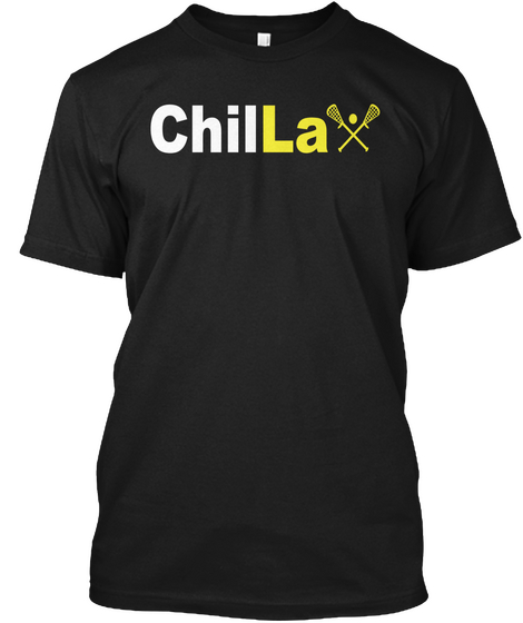 Chillax Black áo T-Shirt Front