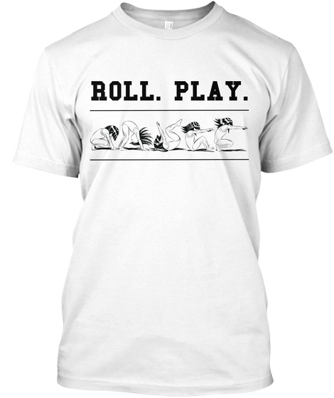 Roll Play White Camiseta Front