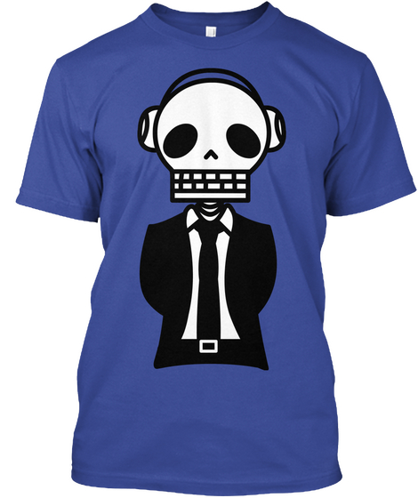 Skelly   Male Version Deep Royal T-Shirt Front