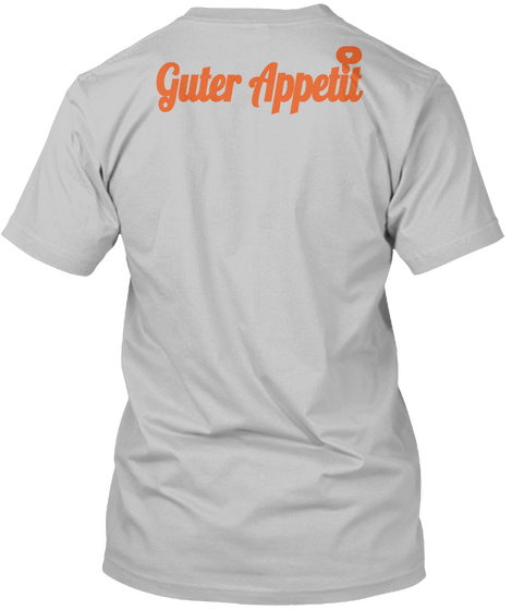 Guter Appetit Sport Grey T-Shirt Back