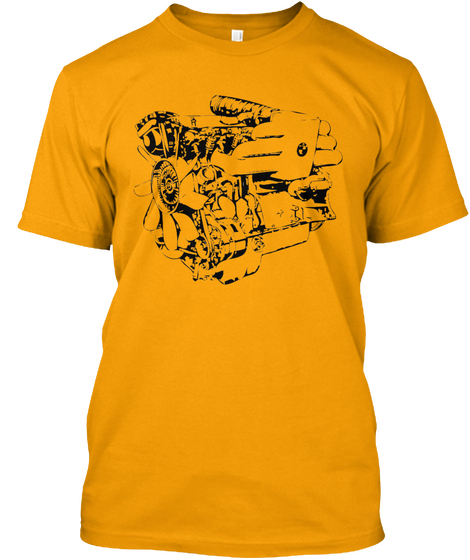 The Bullet Proof M30  Gold T-Shirt Front