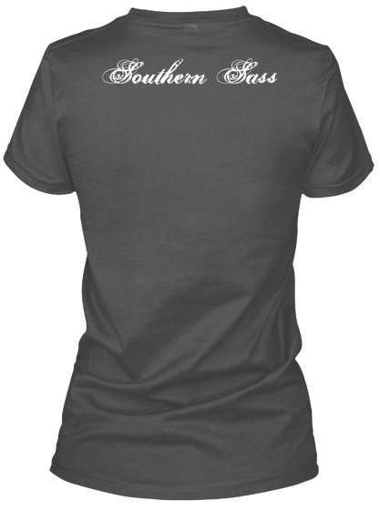 Southern Sass Charcoal Camiseta Back