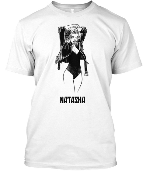 Natasha White T-Shirt Front