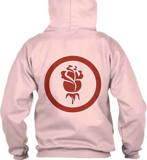 Money Team Pink Hoodie Light Pink T-Shirt Back