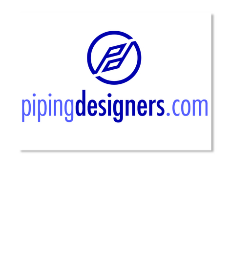 Piping Designers Logo Stickers! White T-Shirt Front