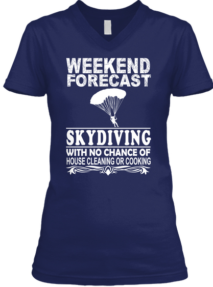 Skygirl Navy T-Shirt Front