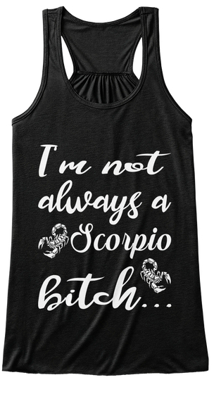 Scorpio Black T-Shirt Front