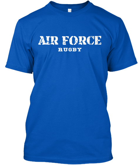 Air Force Rugby Royal T-Shirt Front