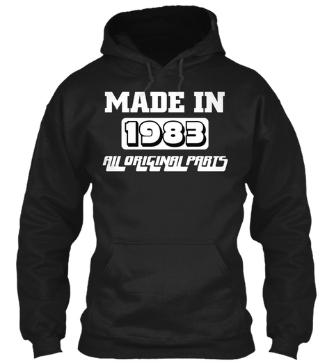 Made In 1983 All Original Parts Black Kaos Front