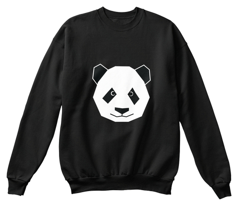 Dark Panda Jet Black Camiseta Front