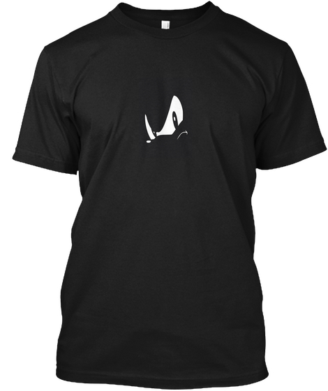 Shadow  Black T-Shirt Front