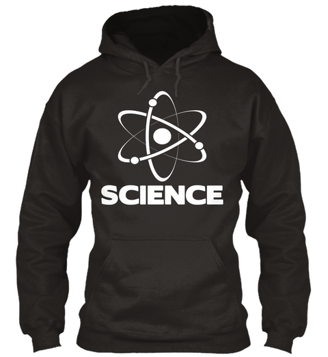 Science Jet Black T-Shirt Front