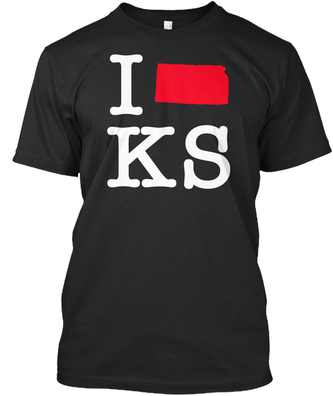 I Ks Black T-Shirt Front