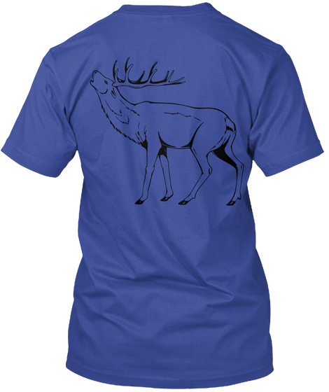 Priest Lake Colletion Deep Royal T-Shirt Back