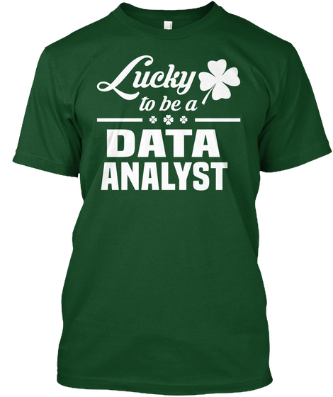 Data Analyst Deep Forest Camiseta Front