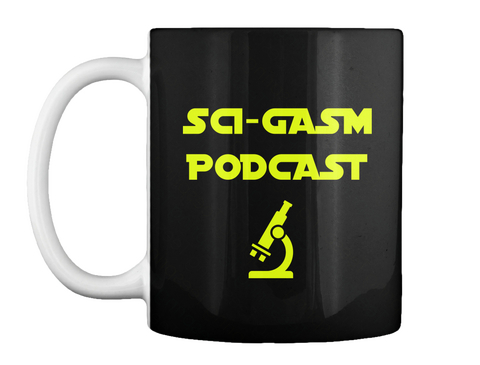 Sci Gasm Podcast Black áo T-Shirt Front