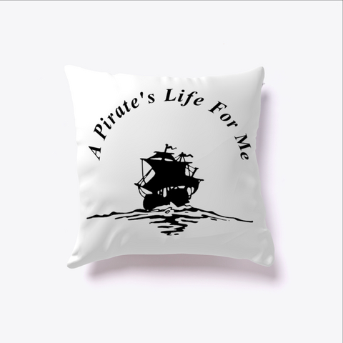 Pirate Pillow White Camiseta Front