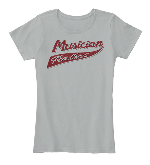 Musician For Christ Grey T-Shirt Front